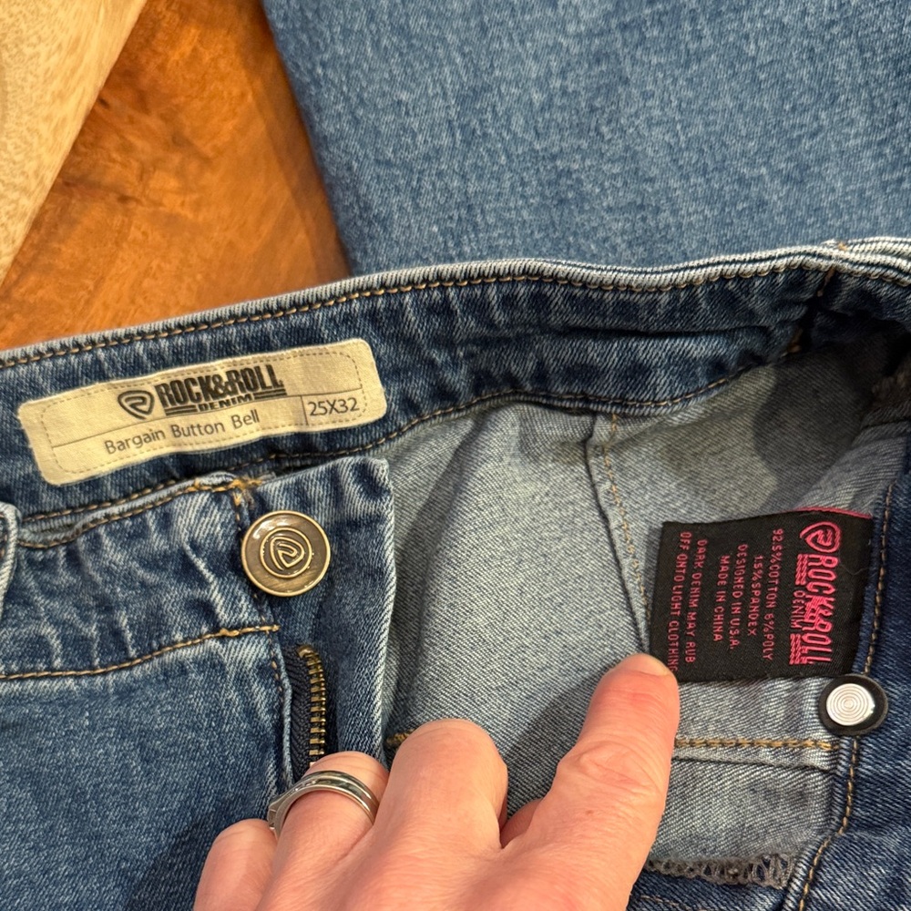 Rock&Roll Denim Bell Bottoms - Picture 2 of 4